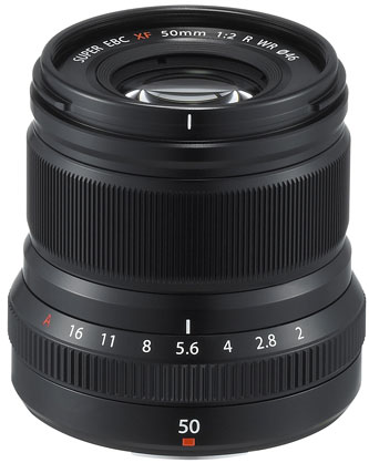 Fuji XF50mm F2 R WR Black Lens