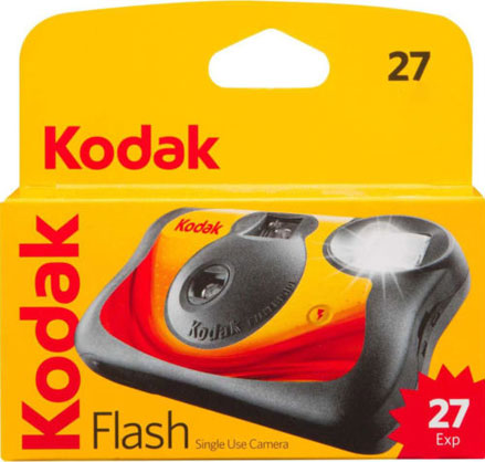 Kodak 27exp Flash Single use Camera - Best Available Image