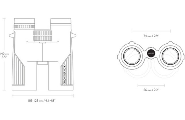 1015527_A.jpg - Hawke Frontier HD X 8x42 Binocular (Green) - Image 1