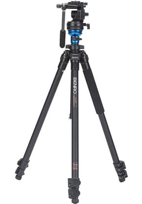 Benro Single Leg Series 1 Alum Video Kit 3 Sect S2 Head