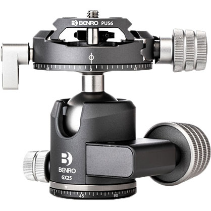 Benro Gx25 Two Series Arca-Swiss Style Low Profile Aluminum Ballhead With PU56 C - Best Available Image