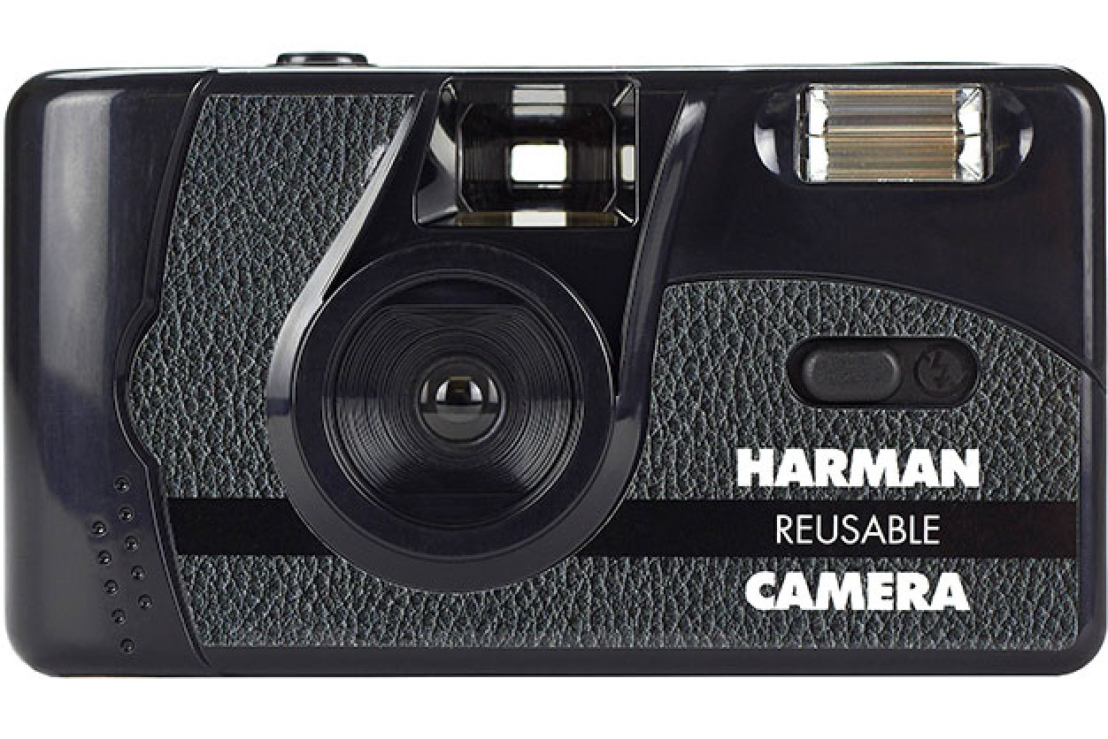 Harman Reusable 35mm Camera with Flash with 2x Kentmere B&W 400 Film