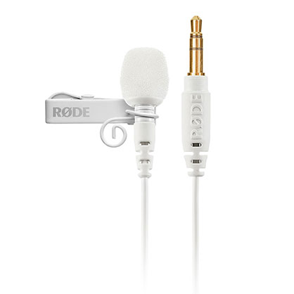 Rode Lavalier GO Omnidirectional Lavalier Microphone (WHITE)