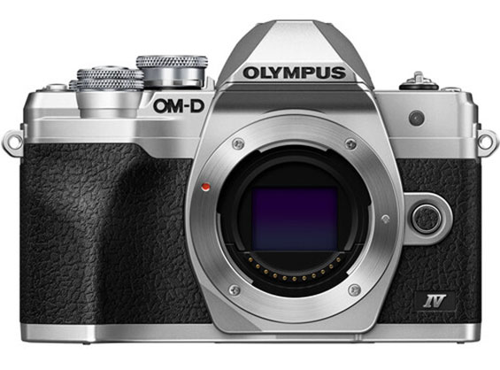 Olympus E-M10 Mark IV Camera Body Only Silver - Best Available Image