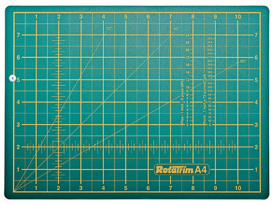 RotaTrim A4 Self Healing Cutting Mat 300mm x 220mm