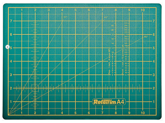 Best image for RotaTrim A4 Self Healing Cutting Mat 300mm x 220mm