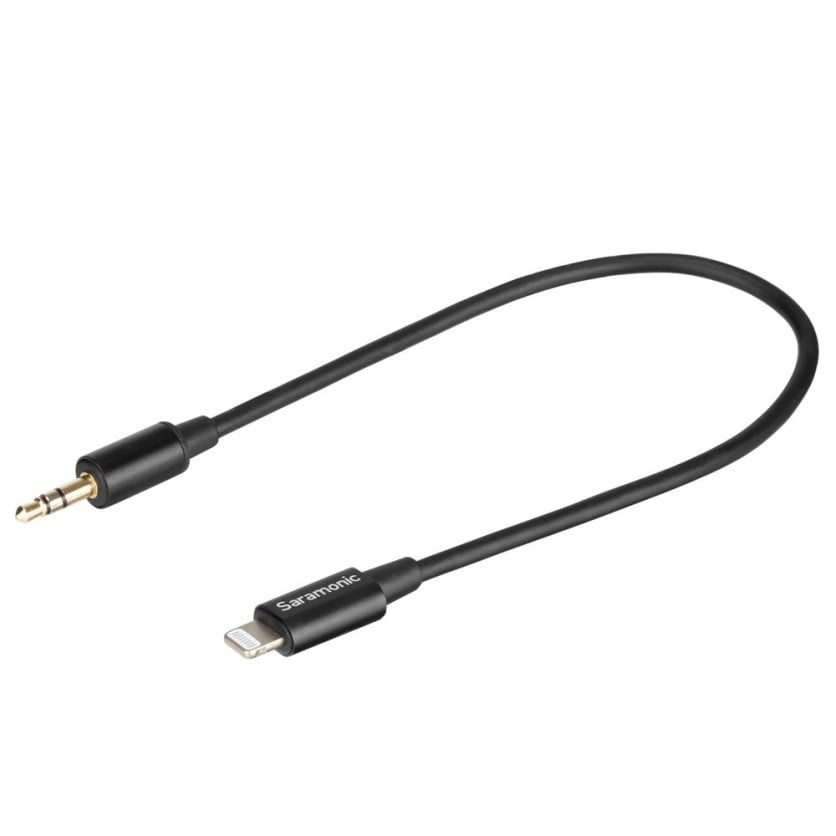 Saramonic SR-C2000 3.5mm TRS To Lightning Cable 22.86cm