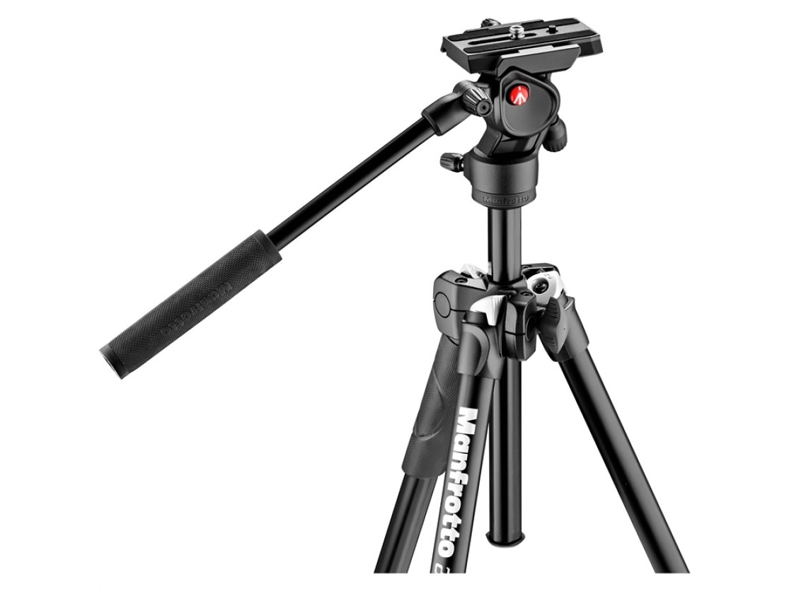 Manfrotto 290 Light 2-Stage Aluminum Tripod with Befree Live Fluid