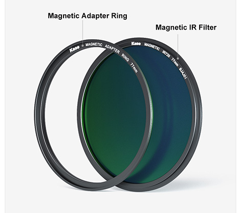 1018587_A.jpg - Kase Magnetic IR720 Infrared Filter 77mm