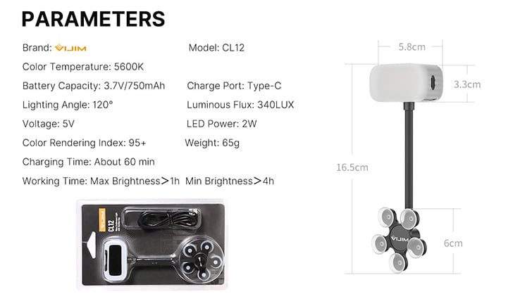 1018837_E.jpg - Ulanzi Video Light with Suction Cup - Image 5
