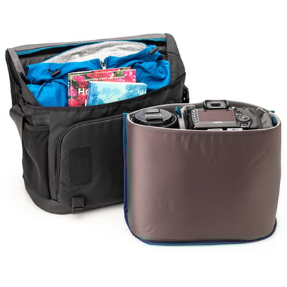 1018957_B.jpg - Tenba DNA 13 DSLR Camera Messenger Bag (Black) - Thumbnail 2