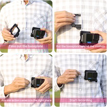 1019397_C.jpg - Ulanzi GP-16 Magnetic Quick Release Mount for GoPro - Thumbnail 3