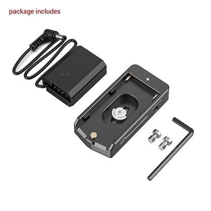 SmallRig NP-F Battery Adapter Plate Lite with NP-FZ100 Dummy Battery 3095 - Best Available Image