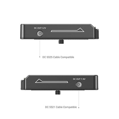1019407_A.jpg - SmallRig NP-F Battery Adapter Plate Lite with NP-FZ100 Dummy Battery 3095 - Image 1