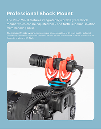 1019747_B.jpg - Saramonic Vmic Mini II Unidirectional Condenser Microphone - Thumbnail 2