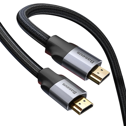 1019857_A.jpg - Baseus Enjoyment Series 4KHD HDMI Male To 4KHD Male Adapter Cable 0.5m Dark gray