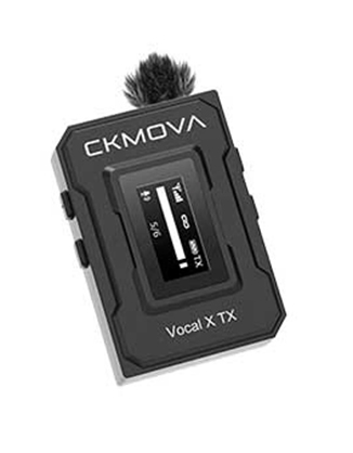 1019867_C.jpg - CKMOVA Vocal X V2 Ultra-Compact Dual-Channel Wireless Microphone (Black) - Thumbnail 3