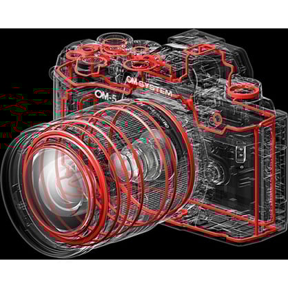 1020067_C.jpg - OM SYSTEM OM-5 Body only - Image 3