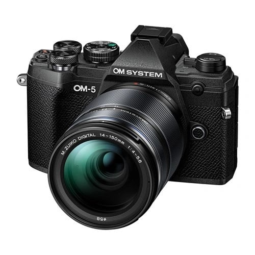 1020077_A.jpg - OM SYSTEM OM-5 14-150mm LENS KIT BLACK - Image 1