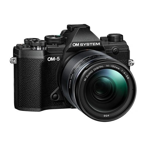1020077_B.jpg - OM SYSTEM OM-5 14-150mm LENS KIT BLACK - Image 2