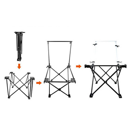 1020257_A.jpg - Godox FPT-100 Foldable Photo Table 100 x 200cm - Image 1
