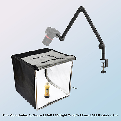 Godox Product Shooting Kit - Small Cube - Godox LST40 and Ulanzi LS25