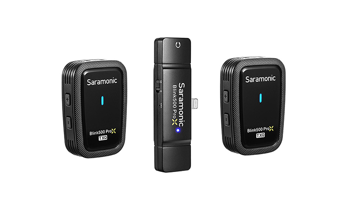 1021087_A.jpg - Saramonic Blink500 ProX Q4 Wireless Microphone Dual for iPhone - Image 1
