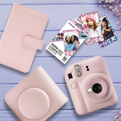 1021757_A.jpg - Fujifilm Instax Mini 12 Pink Gift Pack Limited Edition - Image 1