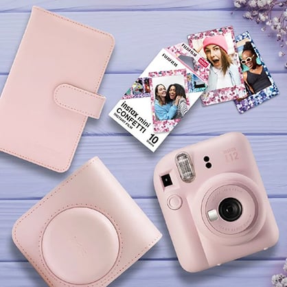 1021757_A.jpg - Fujifilm Instax Mini 12 Pink Gift Pack Limited Edition - Image 1