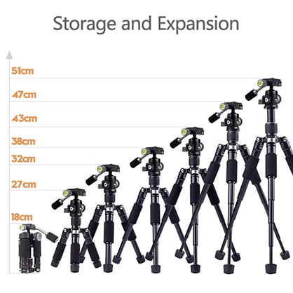 1021897_A.jpg - XILETU FM5C2 Mini Table Tripod + Ball Head