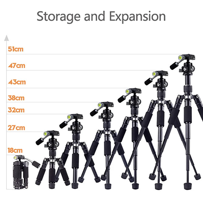 1021897_A.jpg - XILETU FM5C2 Mini Table Tripod + Ball Head - Image 1