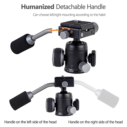 1021897_B.jpg - XILETU FM5C2 Mini Table Tripod + Ball Head - Image 2