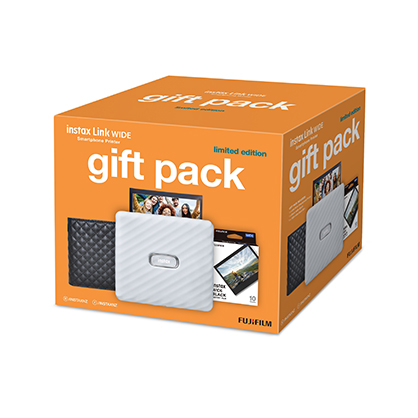 Instax Wide Link Photo Printer - Ash White (2023 Ltd Ed Gift Pack) - Best Available Image