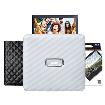 1022137_B.jpg - Instax Wide Link Photo Printer - Ash White (2023 Ltd Ed Gift Pack) - Image 2