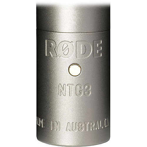 1022657_A.jpg - RODE NTG3 Moisture-Resistant Shotgun Microphone (Satin Nickel / Silver)