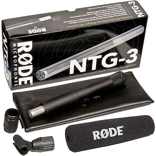1022657_B.jpg - RODE NTG3 Moisture-Resistant Shotgun Microphone (Satin Nickel / Silver) - Image 2