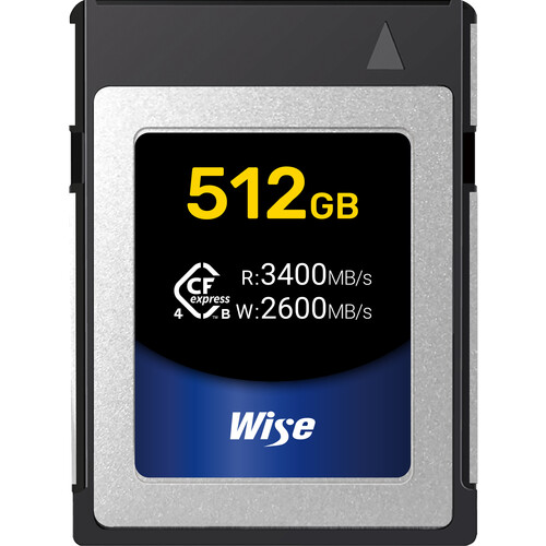 Best image for Wise 512GB CFexpress 4.0 Type B Memory Card