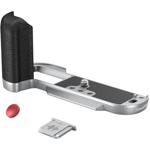 1023237_A.jpg - SmallRig Silicone L-Shape Grip for FUJIFILM X-T50 (Silver) 4713 - Image 1