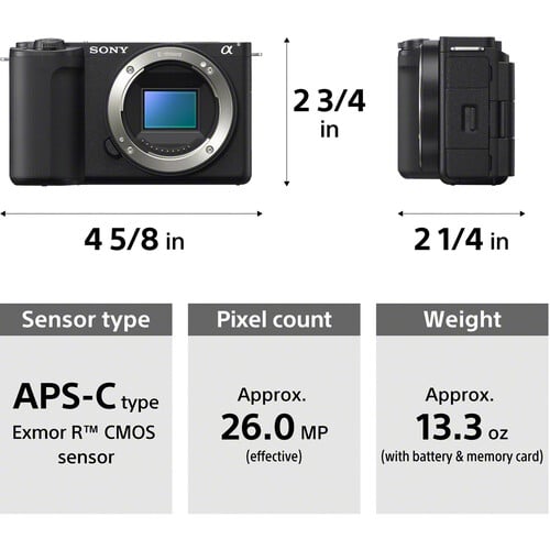 1023307_E.jpg - Sony ZV-E10 II Mirrorless Camera (Black)