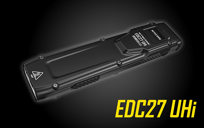 Nitecore EDC27 UHi 3100 Lumen Ultra Slim Flat EDC Flashlight - Best Available Image