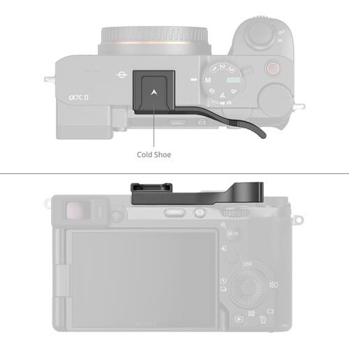 1023637_B.jpg - SmallRig Thumb Grip for Sony a7C II, a7CR and a7C (Black) - Thumbnail 2