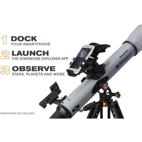 1023727_B.jpg - Celestron StarSense Explorer LT 80AZ 80mm f/11 AZ Refractor Telescope - Image 2