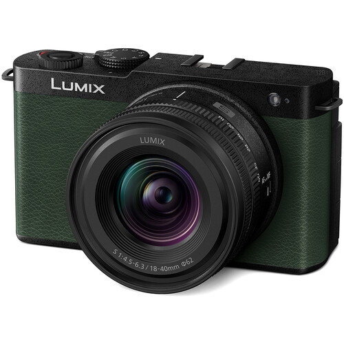 Panasonic Lumix S9 Mirrorless Camera with 18-40mm f/4.5-6.3 Lens (Olive Green) - Best Available Image