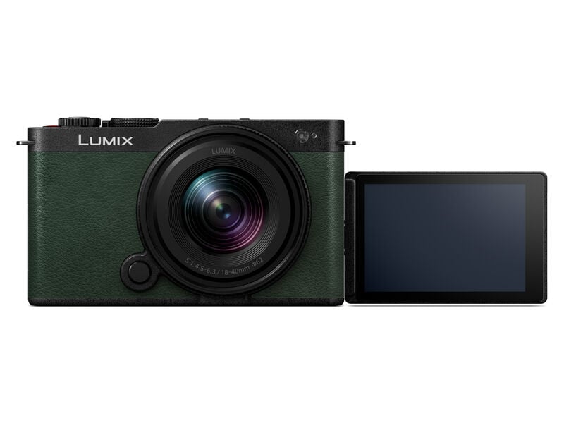 1023807_A.jpg - Panasonic Lumix S9 Mirrorless Camera with 18-40mm f/4.5-6.3 Lens (Olive Green) - Thumbnail 1