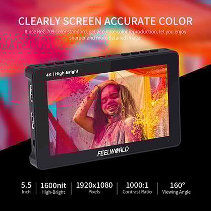 1024007_A.jpg - FeelWorld F5 Pro X 5.5" High-Brightness HDMI Touchscreen Monitor - Thumbnail 1