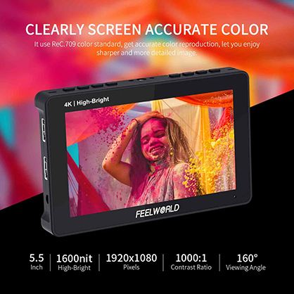 1024007_A.jpg - FeelWorld F5 Pro X 5.5" High-Brightness HDMI Touchscreen Monitor - Image 1
