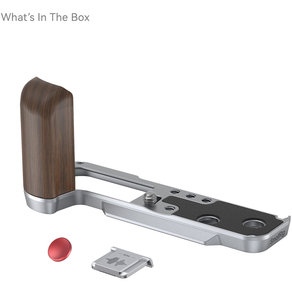 1024067_A.jpg - SmallRig Wooden L-Shaped Grip for FUJIFILM X100VI / X100V (Silver) 4804 - Thumbnail 1