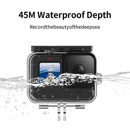 1024197_A.jpg - Telesin 45M Diving Waterproof Case with Lens Filter for GoPro Hero 12/11/10/9 - Image 1