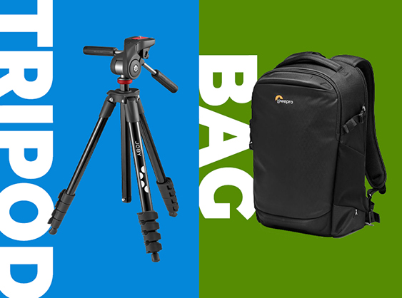 Pick Your Bonus Gift with Nikon aps-c Cameras - Choose Tripod or Backpack