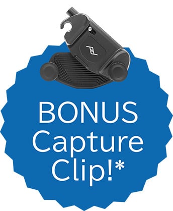 Bonus Peak Design Capture Clip with Selected Tamron Lens